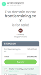 Mobile Screenshot of frontiermining.com